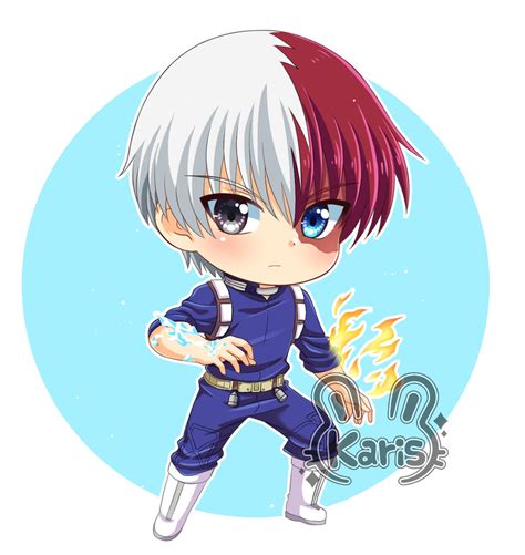 boku no hero academia todoroki chibi